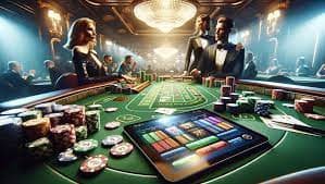 Studio live dealer Lightning Baccarat di platform ceri 123 dengan teknologi multi-kamera